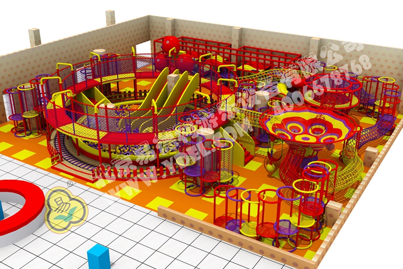 室內兒童攀爬樂園設備