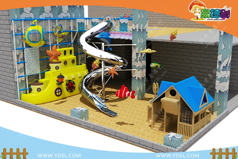 兒童不銹鋼逃生滑梯設備