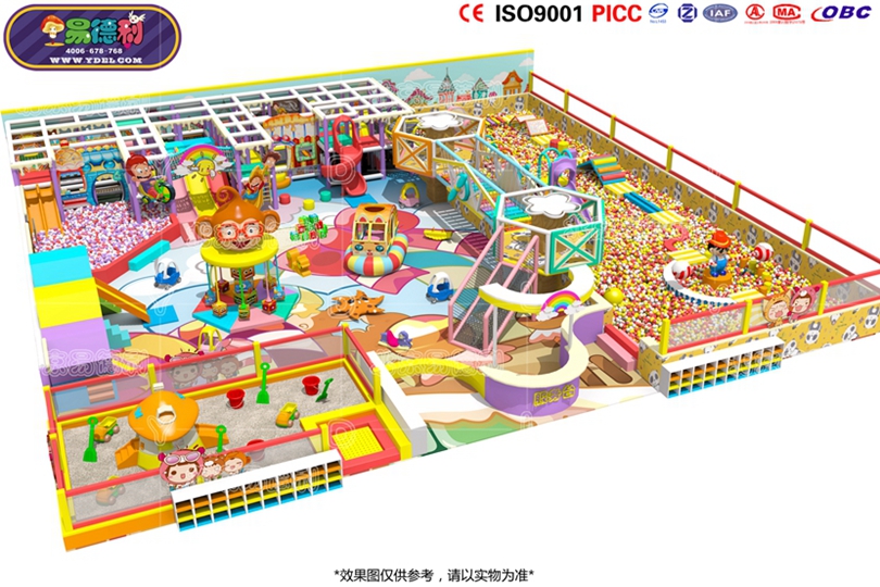 卡通淘氣堡樂園設備定制