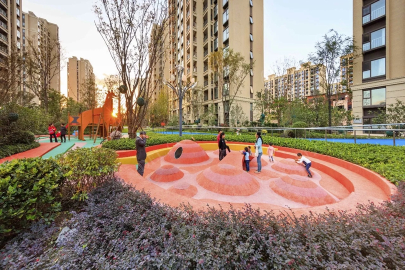 社區小孩子游樂場設備