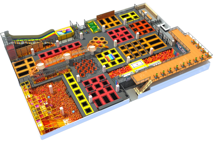 室內大型蹦床館